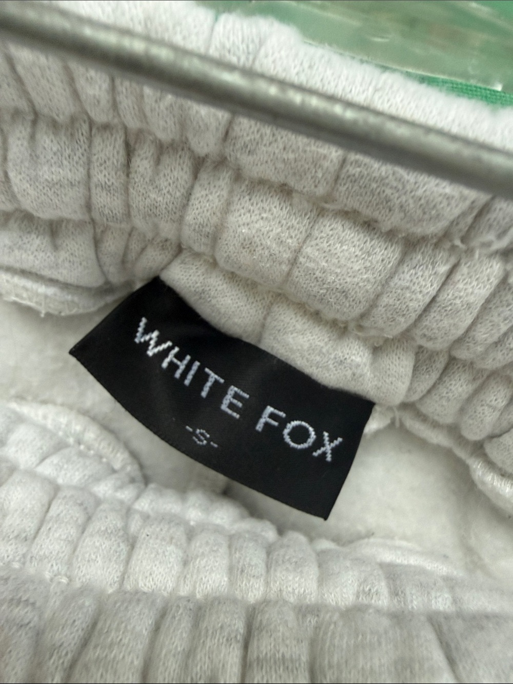White Fox Vol. 3 Graphic Fleece Jogger Sweatpants Small NWOT Gray/Navy - Picture 6 of 6